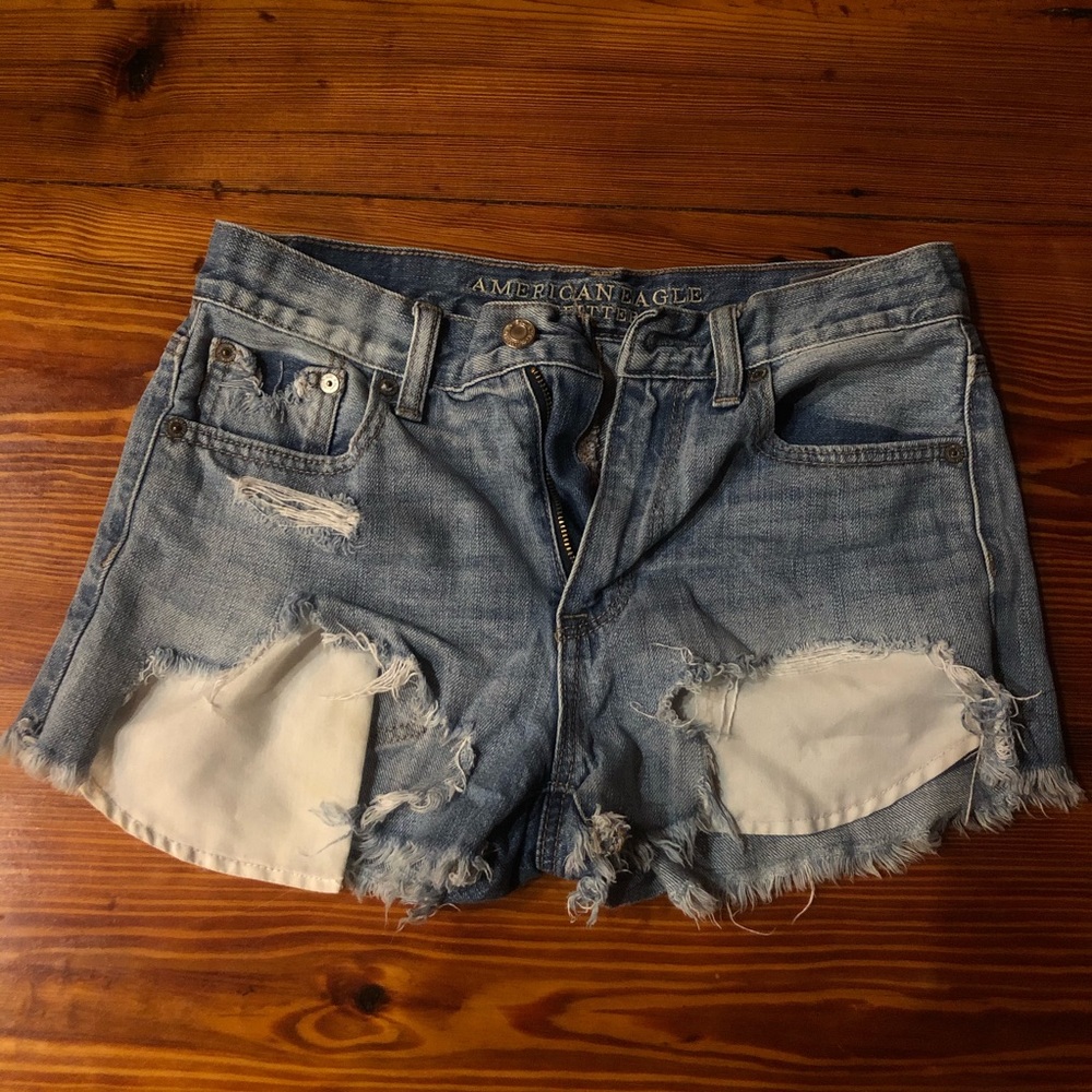 Distressed American Eagle Shorts